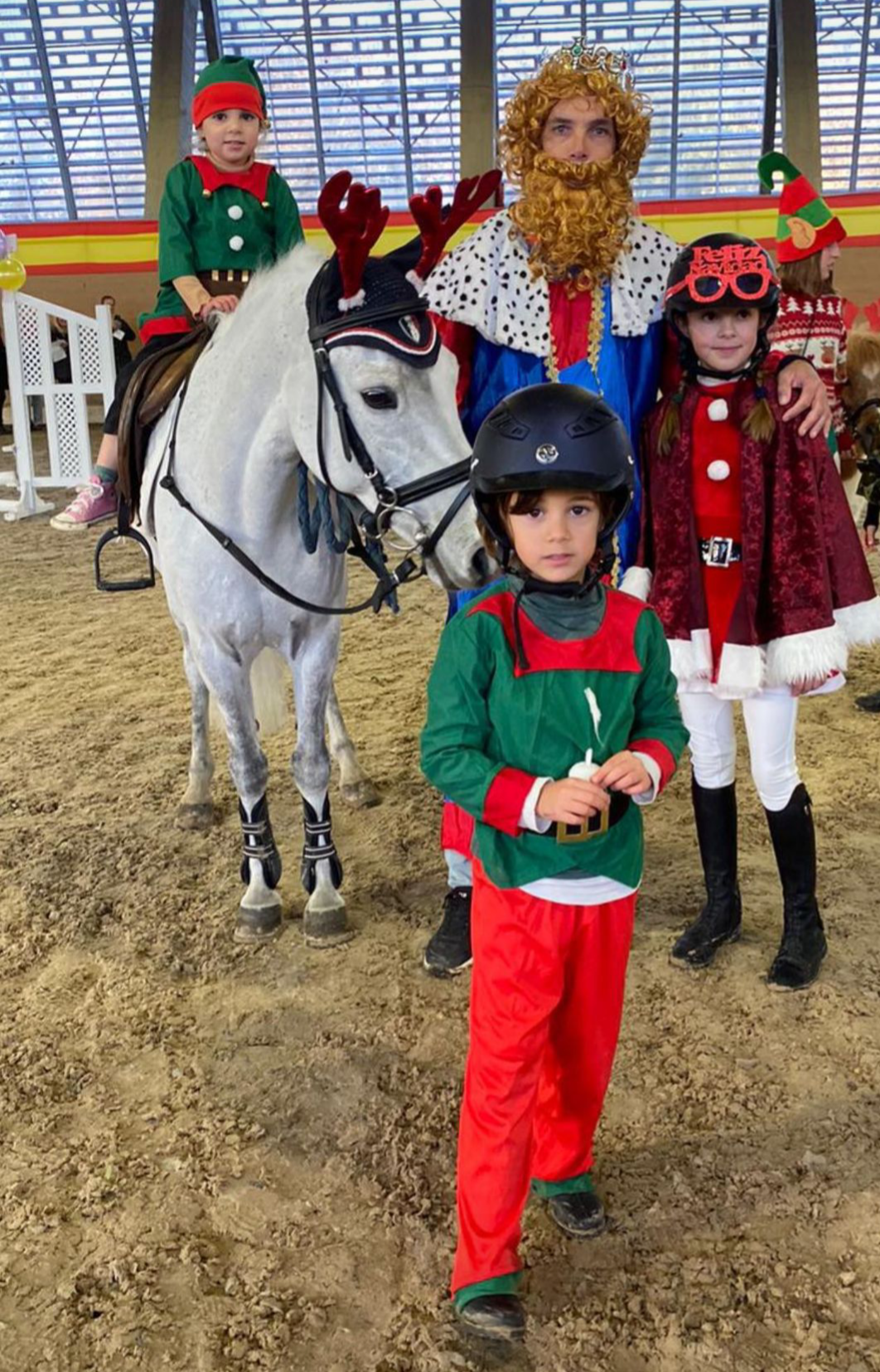 Gymkana hípica de Navidad.