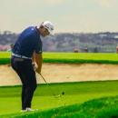 Jon Rahm golpea una bola durante el Open de España 2018. Foto: RFEG