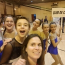 Escuela de Patinaje del Club en el Trofeo Almendralejo 2019.