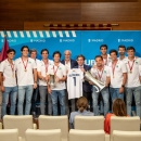 Homenaje en el Ayuntamiento de Madrid al Club de Campo de hockey masculino. Foto: Miguel Ángel Ros / CCVM