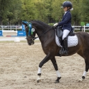 Binomio participante en el Campeonato de España de menores de doma clásica. Foto: Roberto Cuezva / CCVM