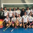 Campeonas Primera División B de la Liga de Madrid de veteranas de hockey sala.