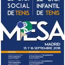 Cartel del Campeonato Social de tenis de mesa