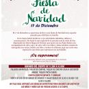 Cartel de la Fiesta de Navidad 2017