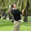 Curro Centeno en acción. Foto: Federación Madrileña de Golf