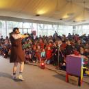 Lleno en la Carpa de Eventos para ver a La Pandilla de Drilo