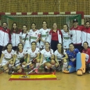 Campeonas del EuroHockey Indoor Femenino 2020. Foto: RFEH