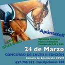 Cartel del Concurso de Salto de la Escuela de Hípica
