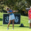 Cayetana Fernández, durante el Comunidad de Madrid Ladies Open. Foto: Rfegolf