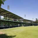 Cancha de prácticas de golf.