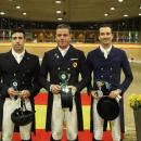 Ismael Sánchez, Cristóbal Belmonte y Alejandro Asencio en el podio. Foto: Miguel Ros