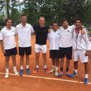 Jorge Mantilla, Víctor Guío, Pablo Semprún, Ramón Costa, Rafa Hernández y Pablo Pita
