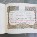 Libro de Oro de Madrid con firmas de jugadoras del Club de Campo