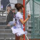 Lucía Abajo celebra el noveno gol del Club de Campo. Foto: Andy Crayford