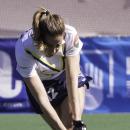 María López remata un penalti córner. Foto: Ignacio Monsalve
