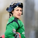 María Ángeles Ruiz, portera de hockey del Club. Foto: EHL
