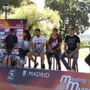 Raúl Chapado, Orlando Ortega, Cristina Lara, Óscar Husillos, Esther Guerrero, Bruno Hortelano y Javier Odriozola en la presentación