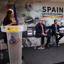 Intervención de Mercedes Coghen en la presentación. Foto: ABC