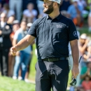 Jon Rahm sonríe tras embocar un putt. Foto: Miguel Ángel Ros / CCVM