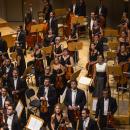 La Orquesta Metropolitana de Madrid al final de un concierto
