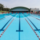 Piscina olímpica del Club de Campo Villa de Madrid. Foto: Miguel Ros / CCVM