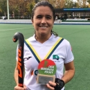 Rocío Gutiérrez, MVP de la jornada 7 de la liga de hockey. Foto: Rfeh
