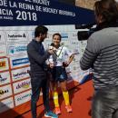 Rocío Gutiérrez atiende a TVE tras la final
