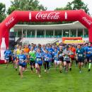 Salida con todos los participantes en la Carrera Solidaria 2018. Foto: Miguel Ros