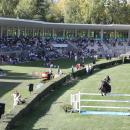 Vista panorámica de las gradas de la Pista Verde