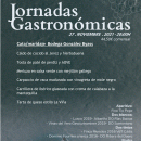 Cartel Jornadas Gatronómicas La Raquette.